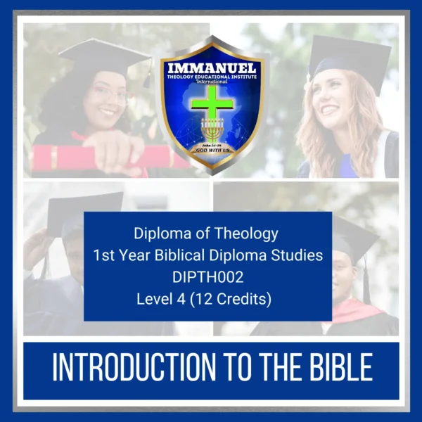 DIPTH002 Introduction to the Bible